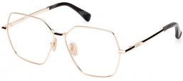 Lunettes de vue - MaxMara - MM5154 - 032  SHINY PALE GOLD BLACK