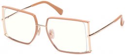 Frames - MaxMara - MM5156-B - 047  SHINY LIGHT BROWN PALE GOLD