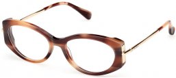 Lunettes de vue - MaxMara - MM5204 - 047  STRIPED LIGHT BROWN PALE GOLD