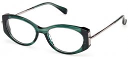 Monturas - MaxMara - MM5204 - 098  STRIPED GREEN SHINY RUTHENIUM