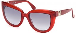 Gafas de Sol - MaxMara - MM0029 EMME6 - 66B  SHINY RED // GREY GRADIENT