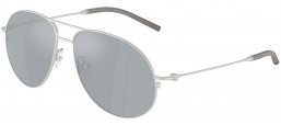 Gafas de Sol - Moncler - ME4002 FLYZE - 10041U MATTE SILVER // BLUE MIRROR SILVER