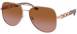 Gafas de Sol - Michael Kors - MK1121 CHIANTI - 110813 ROSE GOLD // BROWN GRADIENT PINK