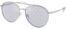 Gafas de Sol - Michael Kors - MK1138 ARCHES - 1153R0  SILVER // SILVER MK BLOCK REPEAT MIRROR