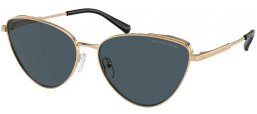 Lunettes de soleil - Michael Kors - MK1140 CORTEZ - 10146G  LIGHT GOLD // DARK GREY