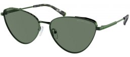 Lunettes de soleil - Michael Kors - MK1140 CORTEZ - 18943H  METALLIC AMAZON GREEN // GREEN