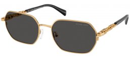 Sunglasses - Michael Kors - MK1165 SAINT MARTIN - 189687  SHINY GOLD // DARK GREY