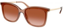 Sunglasses - Michael Kors - MK2079U ZERMATT - 39383B  TRANSPARENT BROWN // BROWN GRADIENT