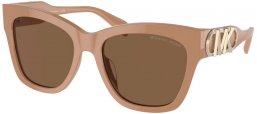 Gafas de Sol - Michael Kors - MK2182U EMPIRE SQUARE - 355573  CAMEL SOLID // BROWN