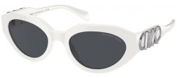 Sunglasses - Michael Kors - MK2192 EMPIRE OVAL - 310087  OPITC WHITE // GREY