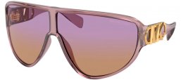 Sunglasses - Michael Kors - MK2194 EMPIRE SHIELD - 3738EL  TRANSPARENT PURPLE // VIOLET GRADIENT ORANGE