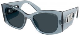 Gafas de Sol - Michael Kors - MK2244U COSTA BLANCA - 401487  TRANSPARENT DENIM // BLUE GREY