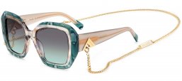 Gafas de Sol - Missoni - MIS 0168/G/S - YQ3 (IB) GREEN STRIPED BEIGE // GREY GREEN GRADIENT