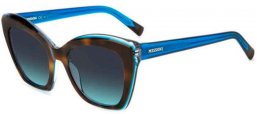 Gafas de Sol - Missoni - MIS 0112/S - FZL (GB) HAVANA TURQUOISE // GREY AZURE GRADIENT