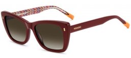Lunettes de soleil - Missoni - MIS 0256/S - LHF (HA) BORDEAUX // BROWN GRADIENT