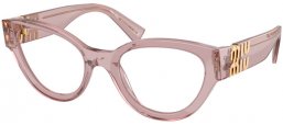 Monturas - Miu Miu - VMU 01VV - 12W1O1  TRANSPARENT MAUVE