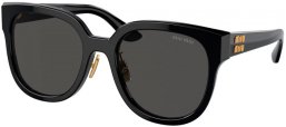 Lunettes de soleil - Miu Miu - SMU 01ZS - 1AB5S0  BLACK // DARK GREY
