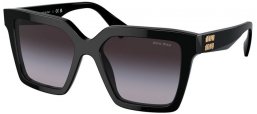 Sunglasses - Miu Miu - SMU 03YS - 1AB5D1  BLACK // GREY GRADIENT