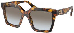 Gafas de Sol - Miu Miu - SMU 03YS - VAU0A7  HAVANA HONEY // GREY GRADIENT