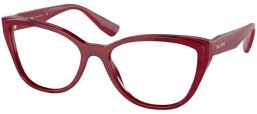 Monturas - Miu Miu - VMU 04SV - 16H1O1  BURGUNDY