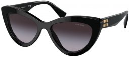 Sunglasses - Miu Miu - SMU 04YS - 1AB5D1  BLACK // GREY GRADIENT