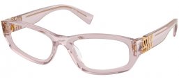 Monturas - Miu Miu - VMU 04YV - 12W1O1  TRANSPARENT MAUVE