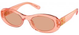 Lunettes de soleil - Miu Miu - SMU 06ZS - 13T1P1  TRANSPARENT HAZELNUT // BROWN