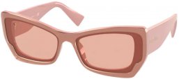 Gafas de Sol - Miu Miu - SMU 07XS - 03T3D2 PINK // LIGHT BROWN