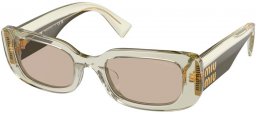 Lunettes de soleil - Miu Miu - SMU 08YS - 13M04F  JUTA // LIGHT BROWN