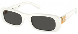 Sunglasses - Miu Miu - SMU 08ZS - 1425S0 IVORY // DARK GREY