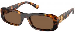 Gafas de Sol - Miu Miu - SMU 08ZS - VAU06B  HAVANA HONEY // DARK BROWN