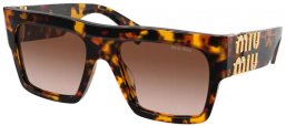 Gafas de Sol - Miu Miu - SMU 10WS - VAU6S1 HONEY HAVANA // BROWN GRADIENT