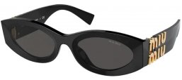 Gafas de Sol - Miu Miu - SMU 11WS - 1AB5S0 BLACK // DARK GREY