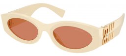 Gafas de Sol - Miu Miu - SMU 11WS - 21D90Q  IVORY // BROWN