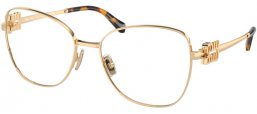 Lunettes de vue - Miu Miu - VMU 50XV - ZVN1O1  PALE GOLD