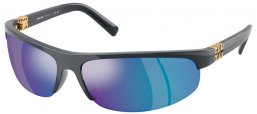 Gafas de Sol - Miu Miu - SMU A02S - 19Y10K  METALLIC AVIO // BLUE MIRROR LIGHT GREEN