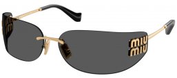 Gafas de Sol - Miu Miu - SMU A51S - 5AK5S0  GOLD // DARK GREY