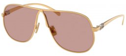 Gafas de Sol - Miu Miu - SMU A56S - 5AK20I  GOLD // BROWN LIGHT PURPLE