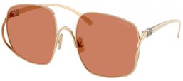 Gafas de Sol - Miu Miu - SMU A57S - ZVN90Q  PALE GOLD // BROWN