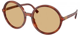 Gafas de Sol - Miu Miu - SMU B02S - 26E10R  STRIPED TOBACCO // YELLOW