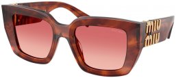 Gafas de Sol - Miu Miu - SMU B05S - 26E50U  STRIPED TOBACCO // RED GRADIENT PINK