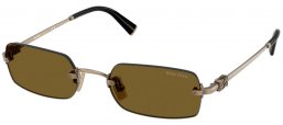 Gafas de Sol - Miu Miu - SMU B50S - 26C09Z  OLD GOLD // DARK BROWN