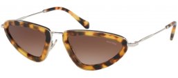 Lunettes de soleil - Miu Miu - SMU 60US CORE COLLECTION - 7S06S1 LIGHT HAVANA // BROWN GRADIENT