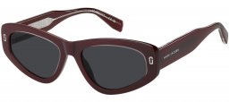 Gafas de Sol - Marc Jacobs - MJ 1146/S - LHF (IR) BURGUNDY // GREY