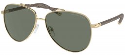 Gafas de Sol - Michael Kors - MK1146 PORTUGAL - 10143H  SHINY LIGHT GOLD // GREEN