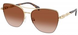 Gafas de Sol - Michael Kors - MK1163 DORADO BEACH - 101413  SHINY LIGHT GOLD // DARK BROWN GRADIENT