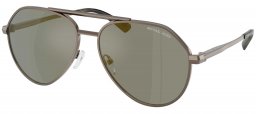 Gafas de Sol - Michael Kors - MK1168 BRENTWOOD - 10014T  MATTE HUSK // OLIVE MIRROR