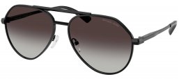 Gafas de Sol - Michael Kors - MK1168 BRENTWOOD - 10058G  SHINY BLACK // DARK GREY GRADIENT