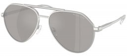 Gafas de Sol - Michael Kors - MK1168 BRENTWOOD - 19036G  MATTE SILVER // SILVER MIRROR