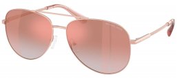 Gafas de Sol - Michael Kors - MK1172 PERLEDO - 11086F  ROSE GOLD // PINK GRADIENT MIRROR PINK